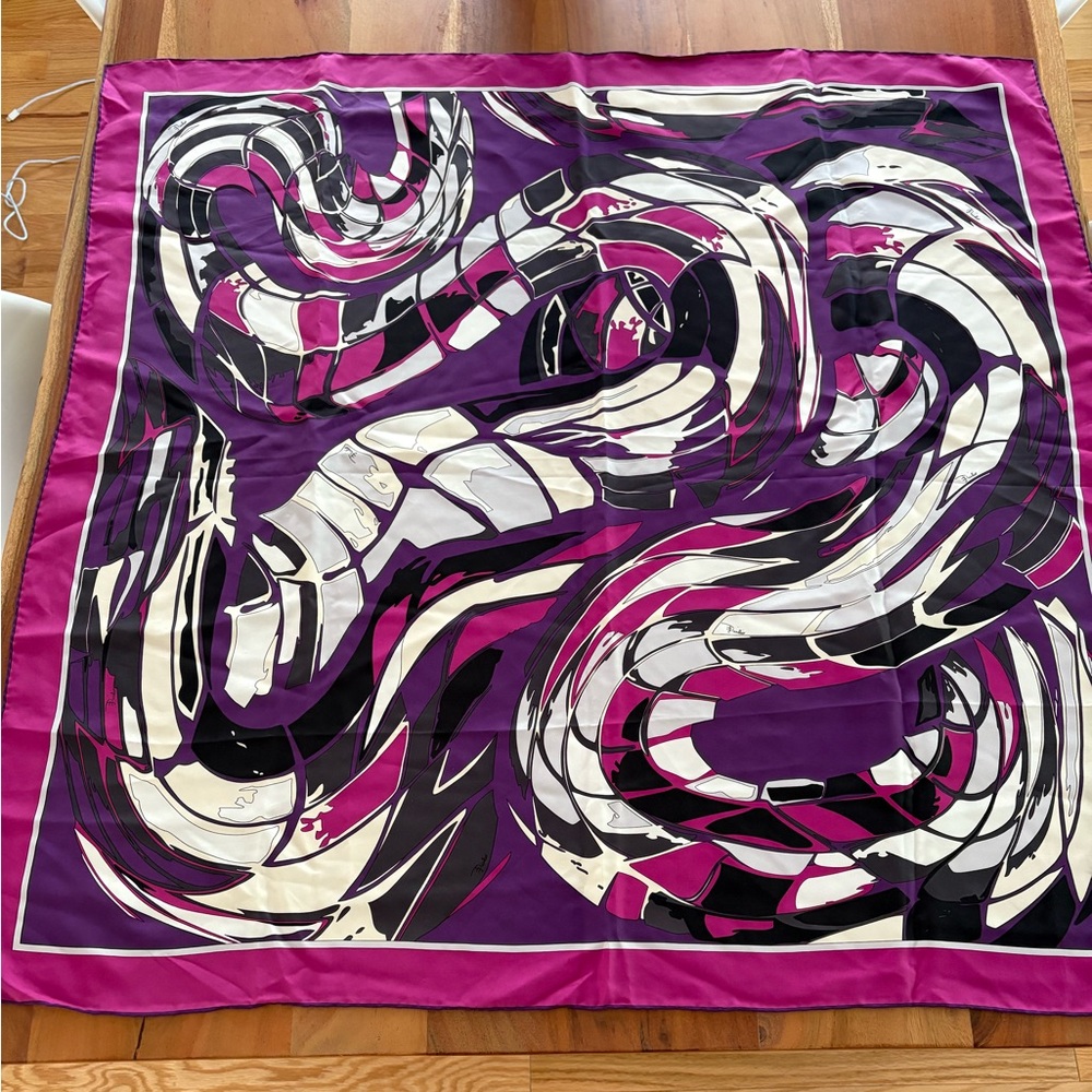 Emilio Pucci silk scarf